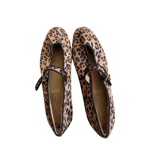 JOIE Animal Print Dea Mary Jane Flats Size 7 - Picture 3 of 9